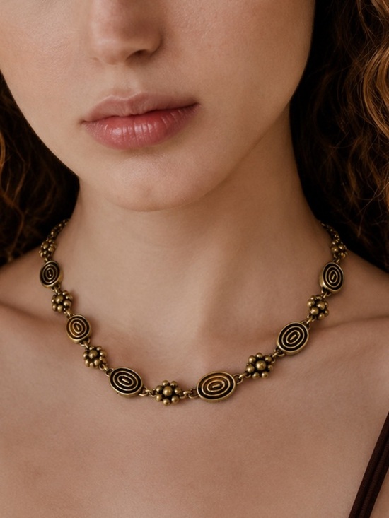 Anthropologie Jewelry - Vintage Gold boho style Necklace - Women Jewelry